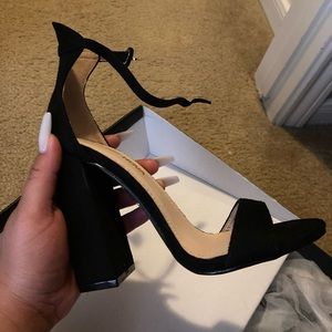 Fashion Nova Heels (never worn) with box